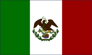Mexican Flag over Texas