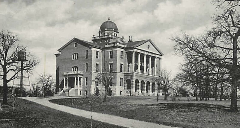 Old Main at TWU in 1903